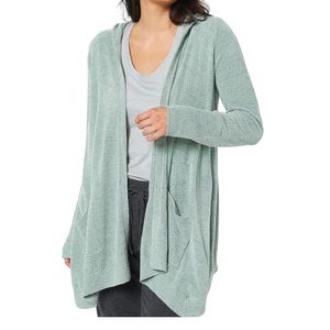 Barefoot Dreams CozyChic Hooded Seashore Cardigan